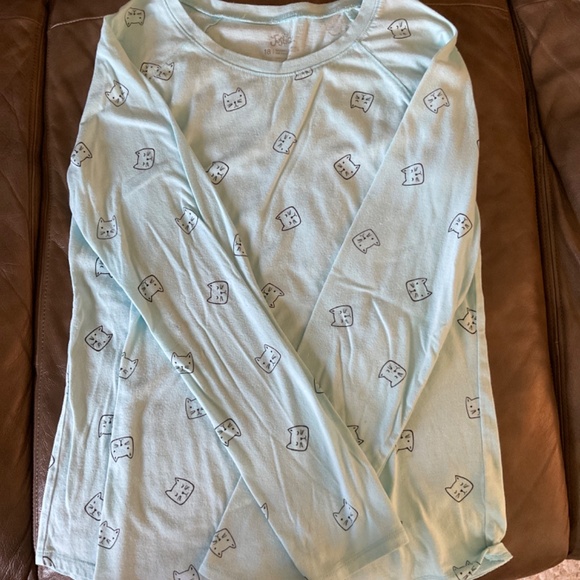 JUSTICE girls long sleeve shirts - owls, cats, unicorns - Picture 4 of 7